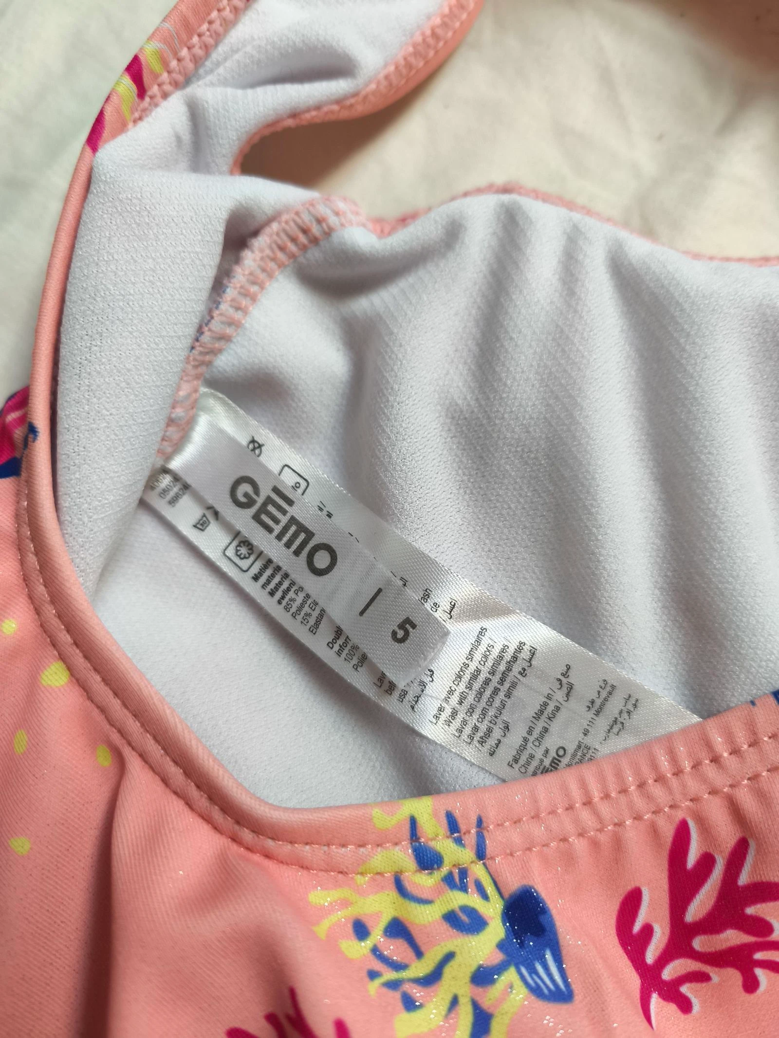 Glitter badpak voor meisjes (5 jaar) – photo 6